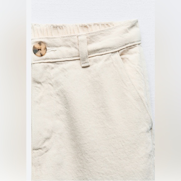 ZARA HIGH WAIST Z1975 DRAWSTRING CUFF JOGGER PANTS. SIZE M - Picture 7 of 7
